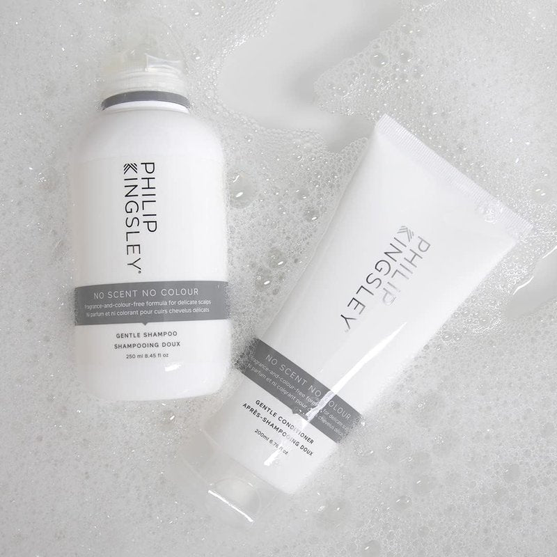 PHILIP KINGSLEY | No Scent No Color Gentle Shampoo | For Sensitive and Delicate Scalps | Sulfate-Free and Fragrance-Free | 8.4oz