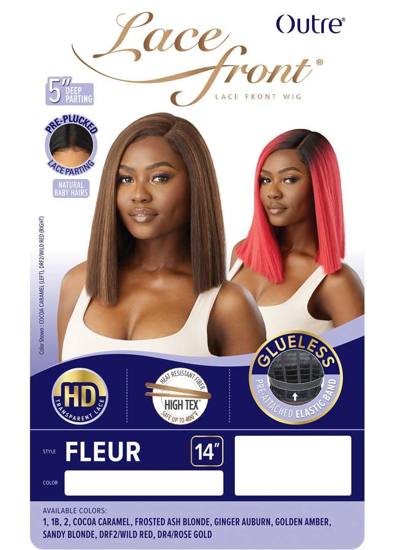 Outre Lace Front Wig - Fleur in Sandy Blonde | Natural Look & Comfortable Fit