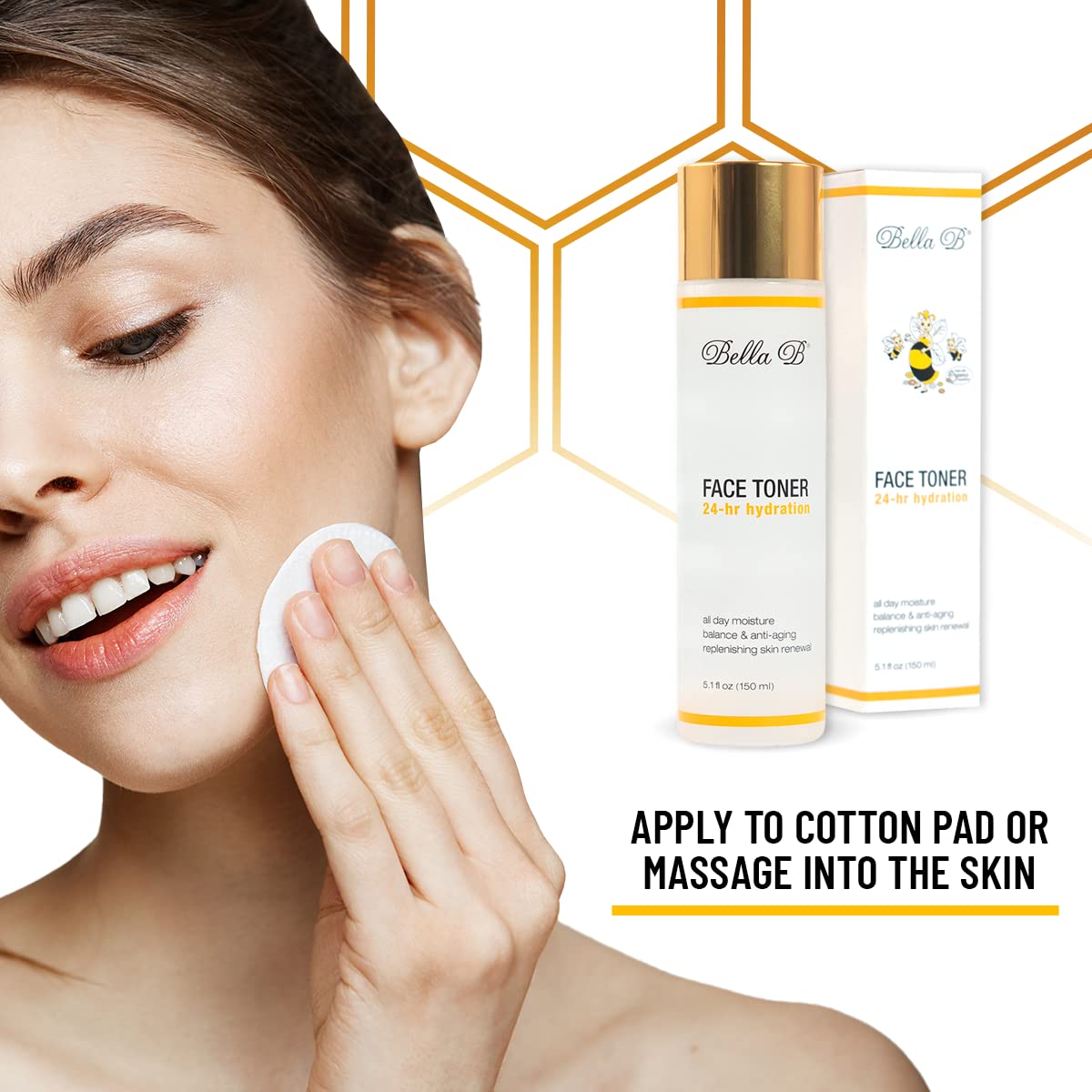 BELLA B Pregnancy Safe Face Toner | 24hr Hydrating Natural Face Toner for Women | Anti-Aging Pregnancy Facial Moisturizer Safe for All Skin Types | Paraben & Fragrance Free | 5.1oz