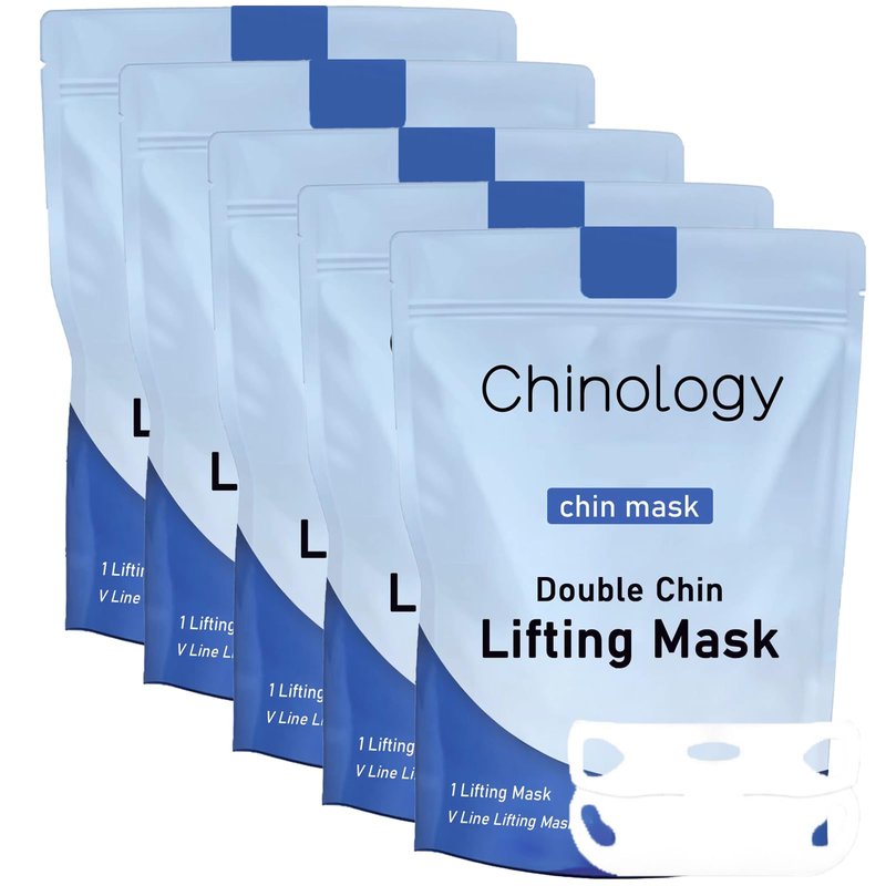 Chinology Double Chin Lifting Mask, Chin Strap Lift Mask with Retinol and Silicone, Tightening and Firming for Face and Neck (5)