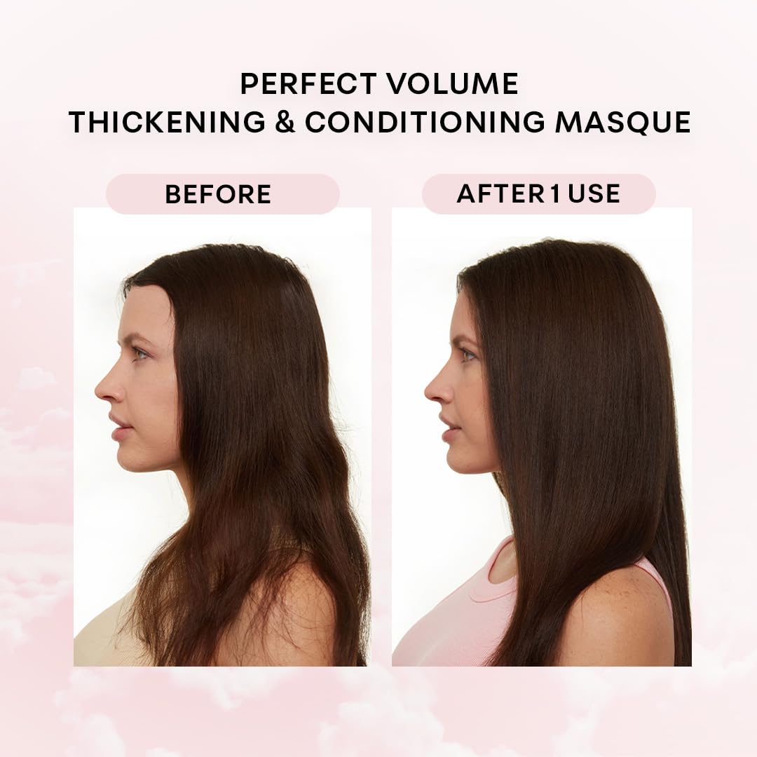NatureLab.TOKYO Perfect Volume Thickening & Conditioning Hair Masque | Hydrate Hair While Adding Softness & Smoothness | 6.7 Fl Oz
