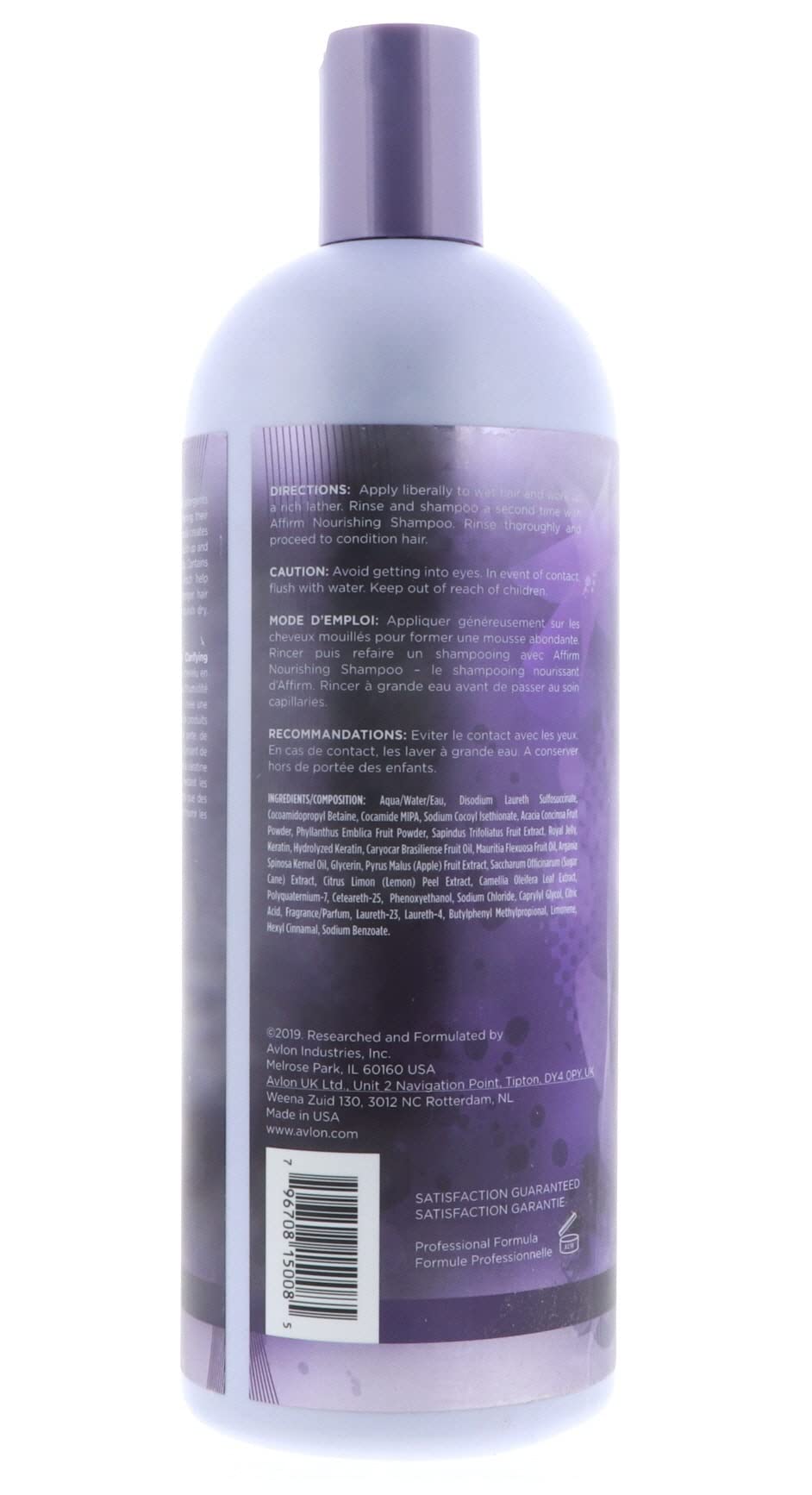 Avlon Affirm Moistur Right Clarifying Shampoo - 32 oz