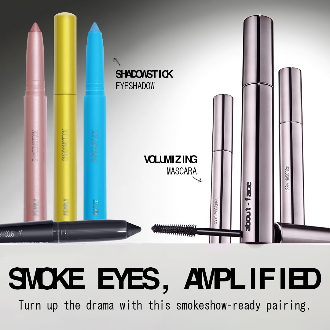 About-Face Shadowstick - Long-Wear Cream Eyeshadow Stick | Matte & Pearly Finishes - 0.049 oz (Creature - Matte Blue)