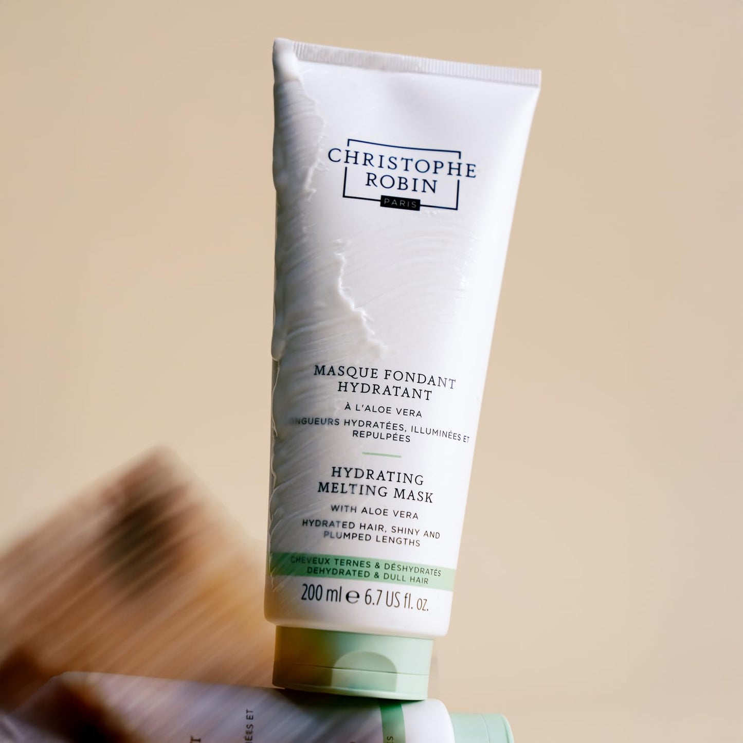 Christophe Robin Hydrating Melting Mask with Aloe Vera for Dry, Dull Hair - Lighweight - 6.7 oz
