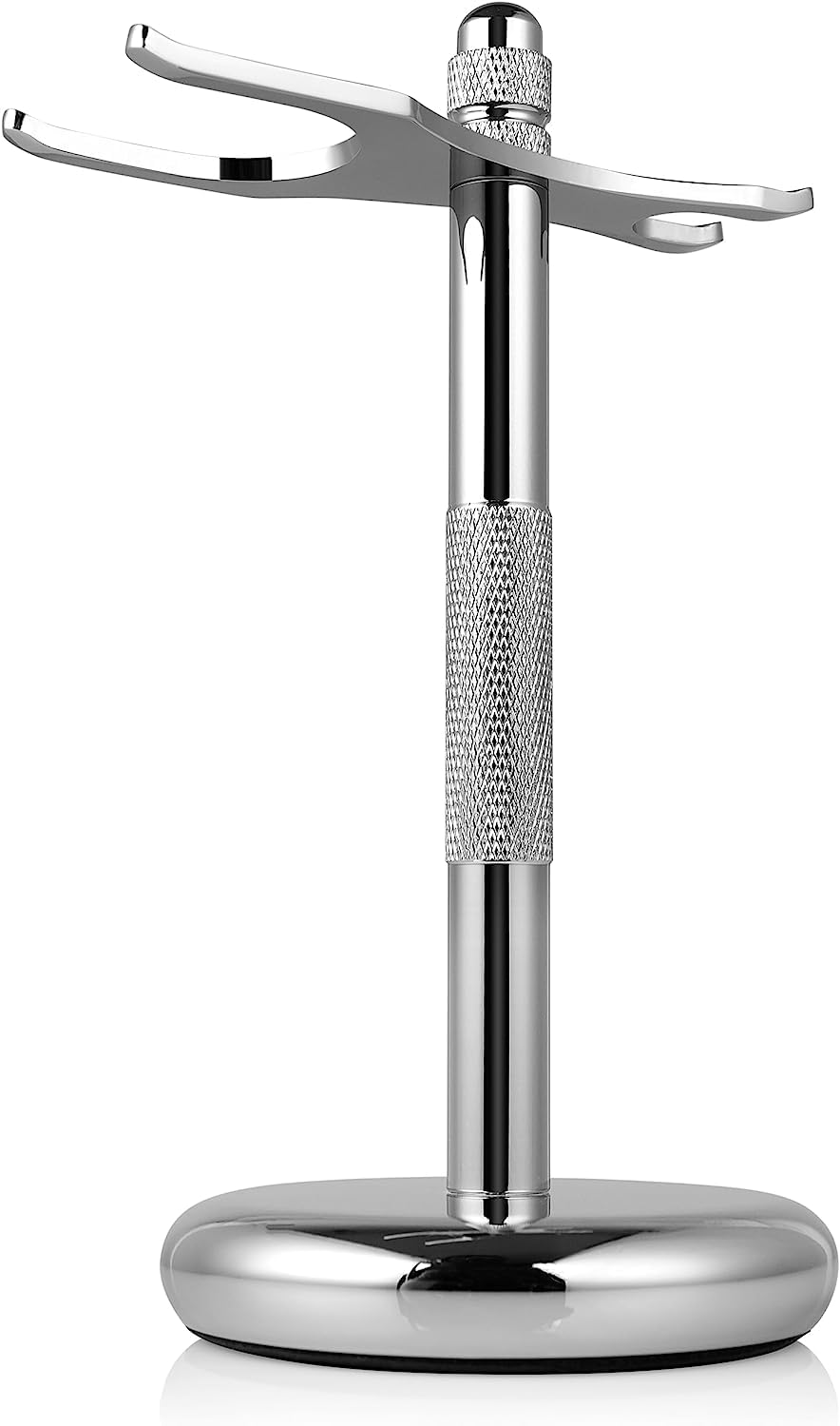 Perfecto Brown Shaver Brush + Chrome Stand Bundle