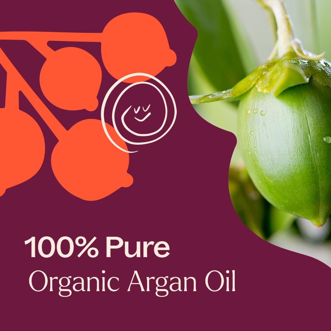Plant Therapy Organic Argan Hair Oil, 4 oz,100% Pure and USDA Certified Organic, For Face, Hair, Skin, Nails and Cuticles