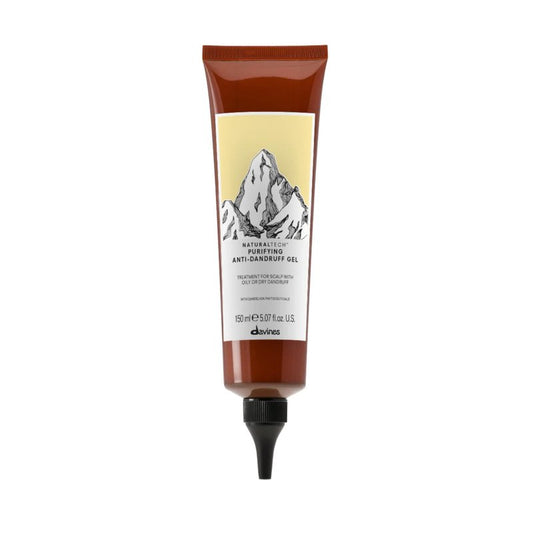 Davines Naturaltech Purifying Gel, Clarifying & Anti-Dandruff for Dandruff (Oily or Dry) - With Dandelion Phytoceuticals - Treatment for Oily or Dry Dandruff, 5.07 Fl Oz