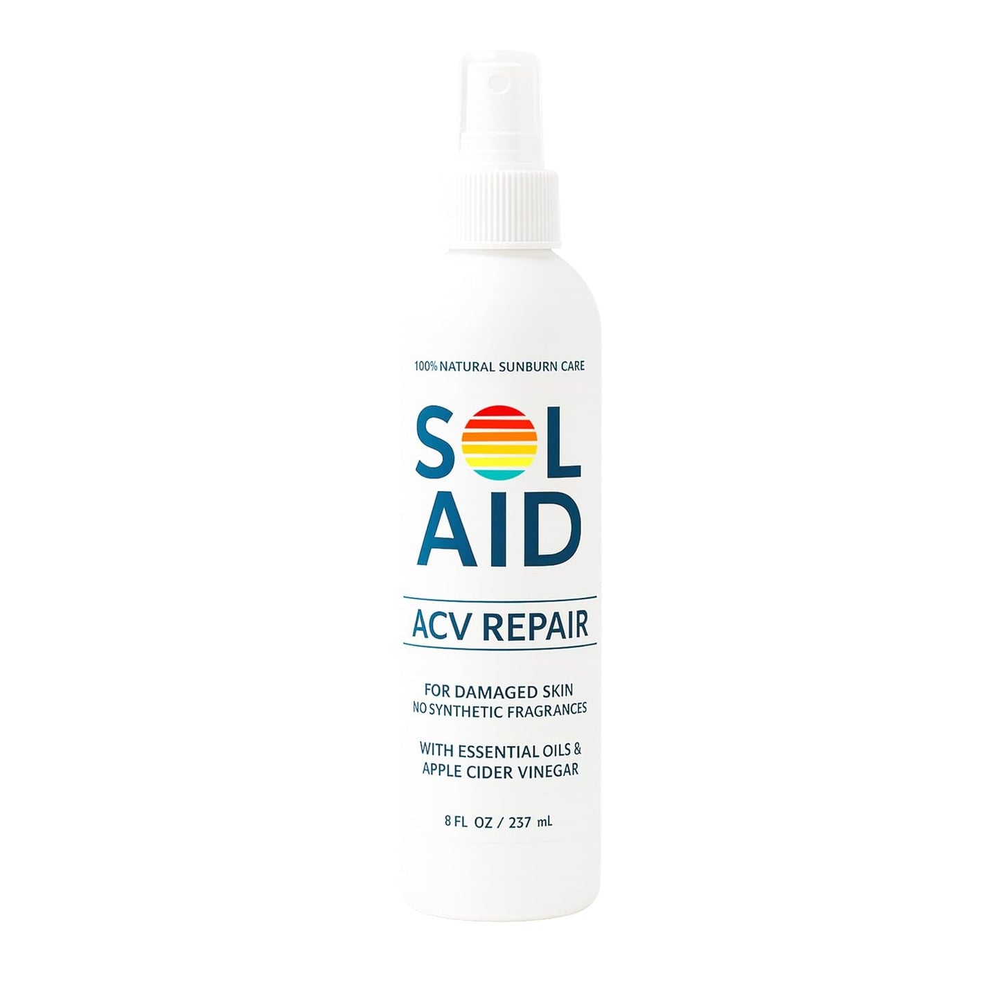 Sol Aid After Sun Nourishing Mist - 100% Natural ACV Repair Spray | 8 Fl Oz
