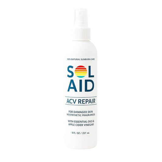 Sol Aid After Sun Nourishing Mist - 100% Natural ACV Repair Spray | 8 Fl Oz
