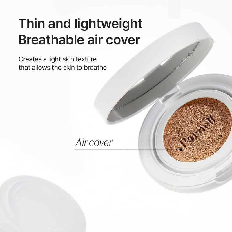 Cicamanu Serum Cushion - Moisturizing Foundation for Glass Skin | Lightweight Coverage for Sensitive Dry Skin (0.52 Fl Oz)