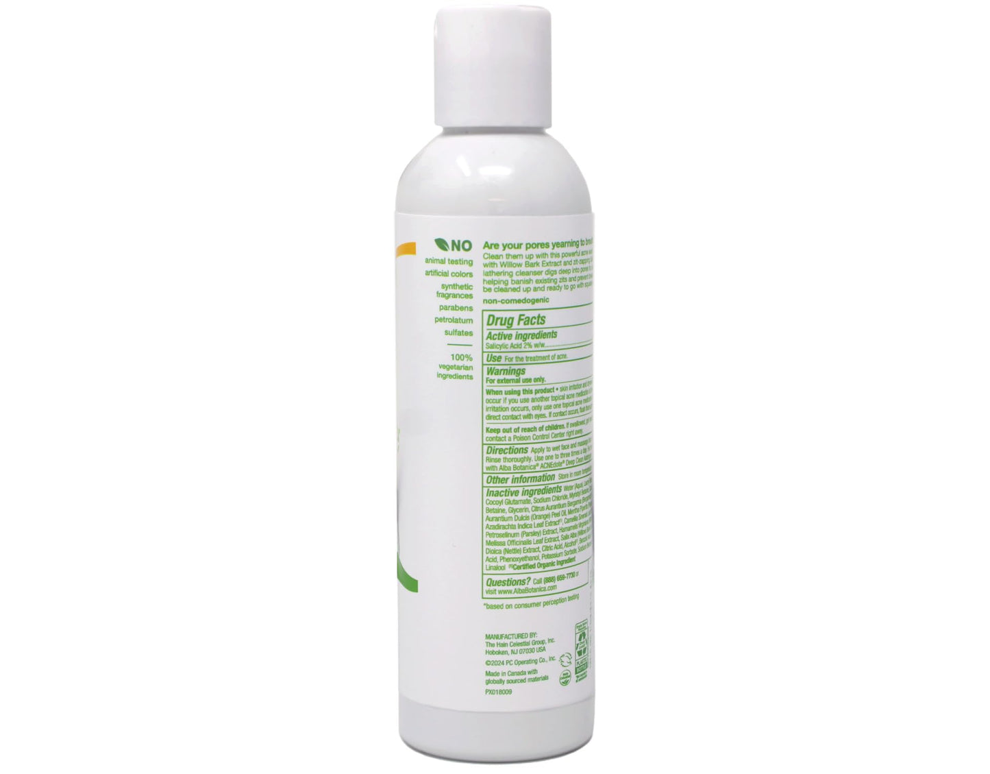 Alba Botanica Natural Acnedote Deep Pore Wash, 6 Ounce. (Pack of 2)