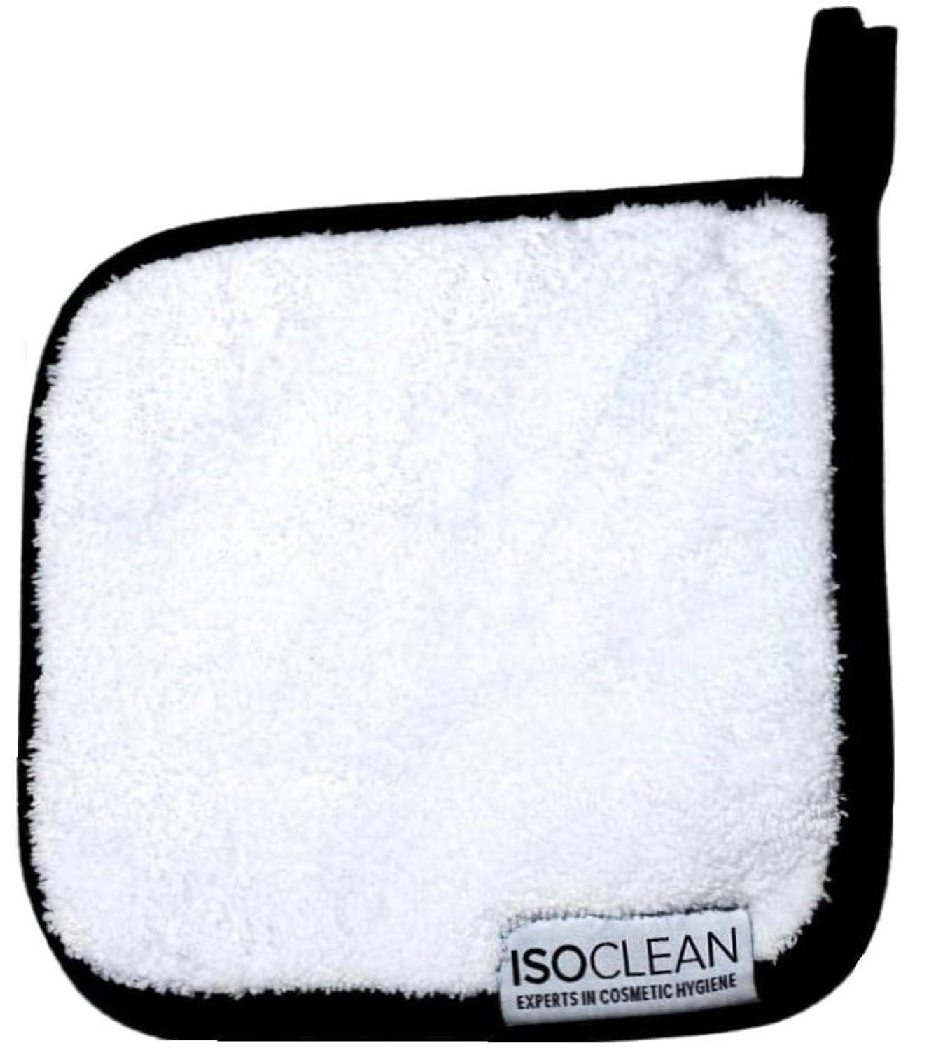 Isoclean Microfibre Towel - Absorbant Soft Fabric Towel for Makeup Brush Cleaning with Reinforced Edges, Machine Washable and Reusable for Delicate Makeup Brushes, 8x8 Inches, Small
