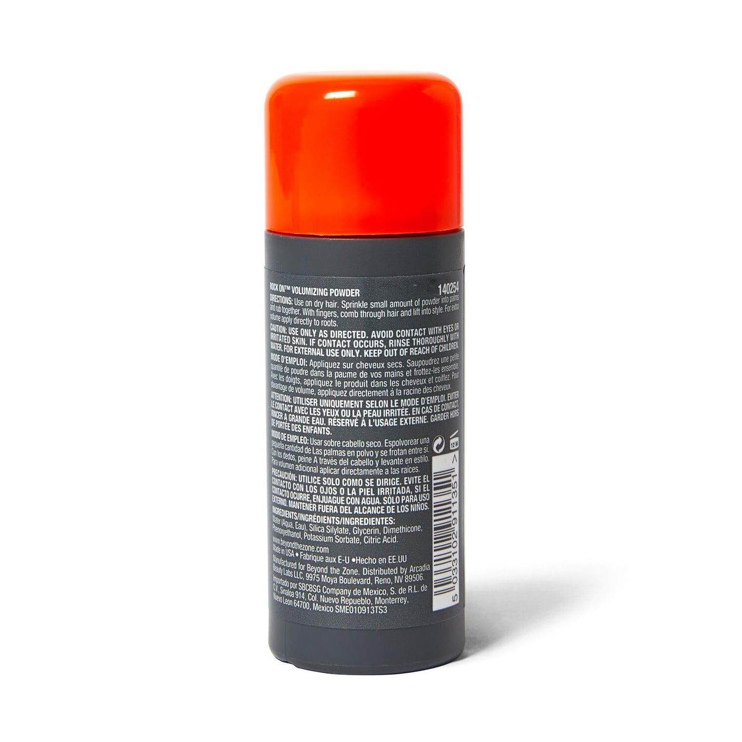 Beyond the Zone Rock On Volumizing Powder, Great for Unisex Styling, 0.27 oz