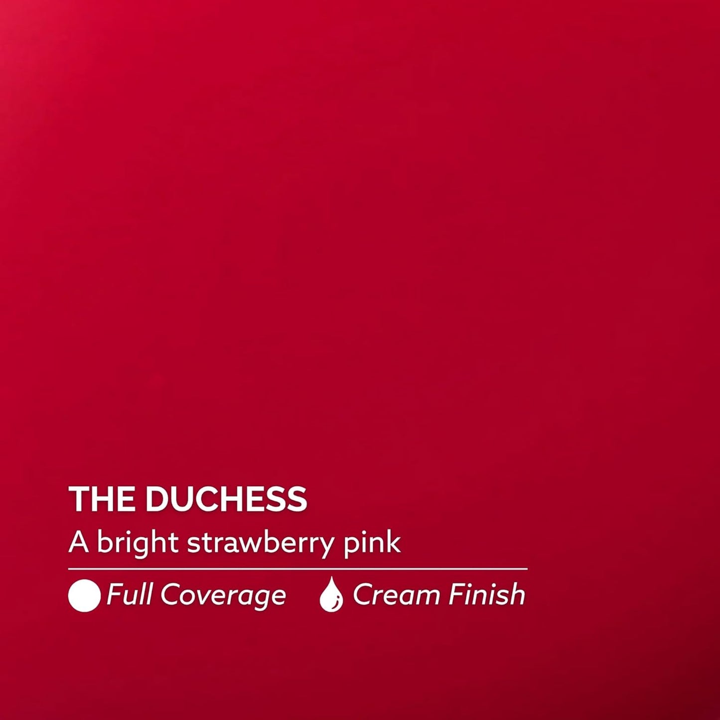 Dazzle Dry Nail Lacquer - The Duchess Bright Strawberry Pink | Full Coverage Cream (0.5 fl oz)