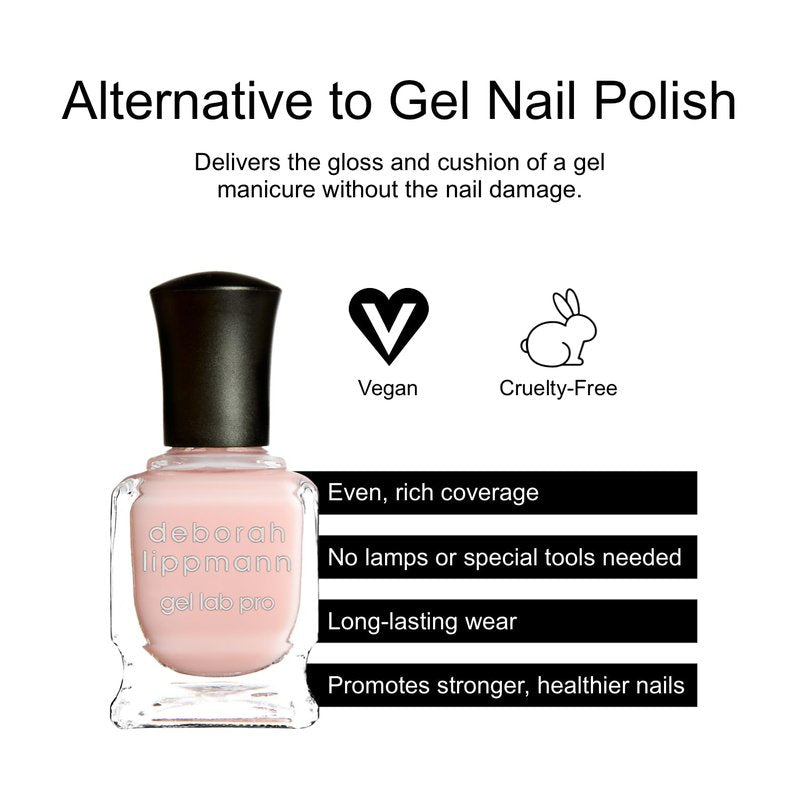 Deborah Lippmann Gel Lab Pro Nail Polish - Vegan Treatment for Healthy Nails | Pink Shades Available