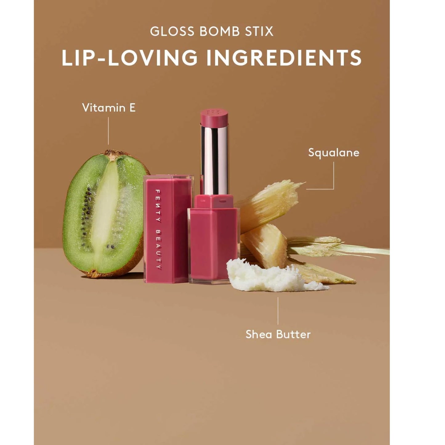 Gloss Bomb Stix High Shine Gloss - 01 Blazd Donut by Fenty Beauty for Women - 0.12 oz Lipstick