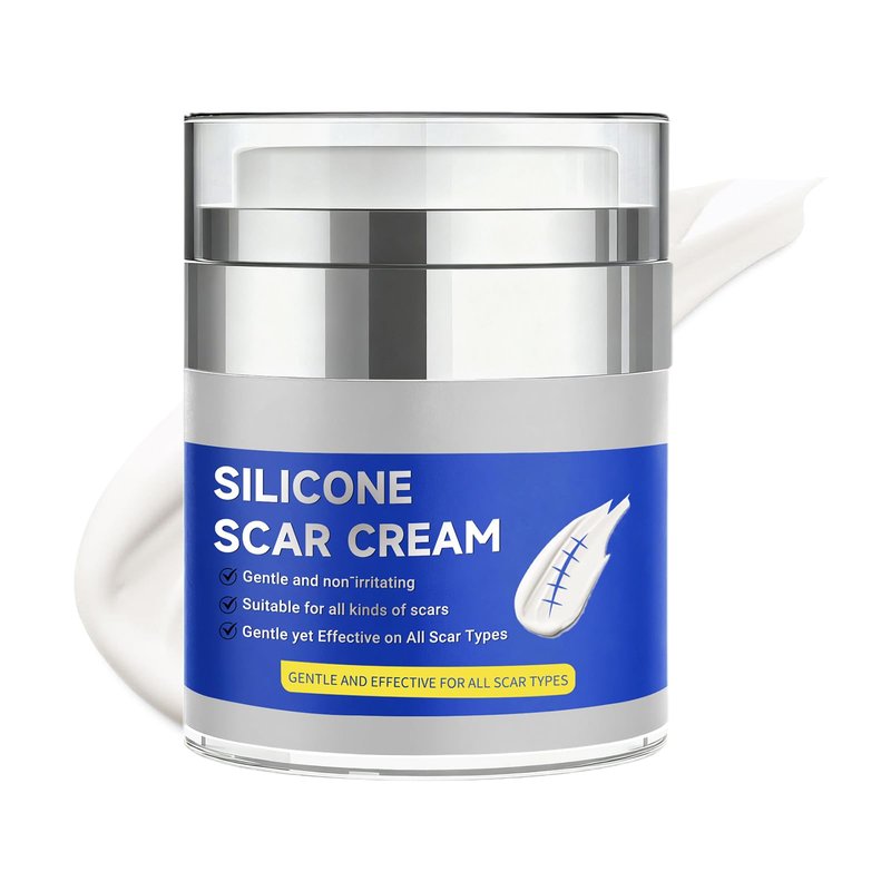 Silicone Scar Cream,Silicone Gel for Scars,Professional Scar Removal Cream for Surgical and Old Scars,Stretch Marks, Old and New Scars