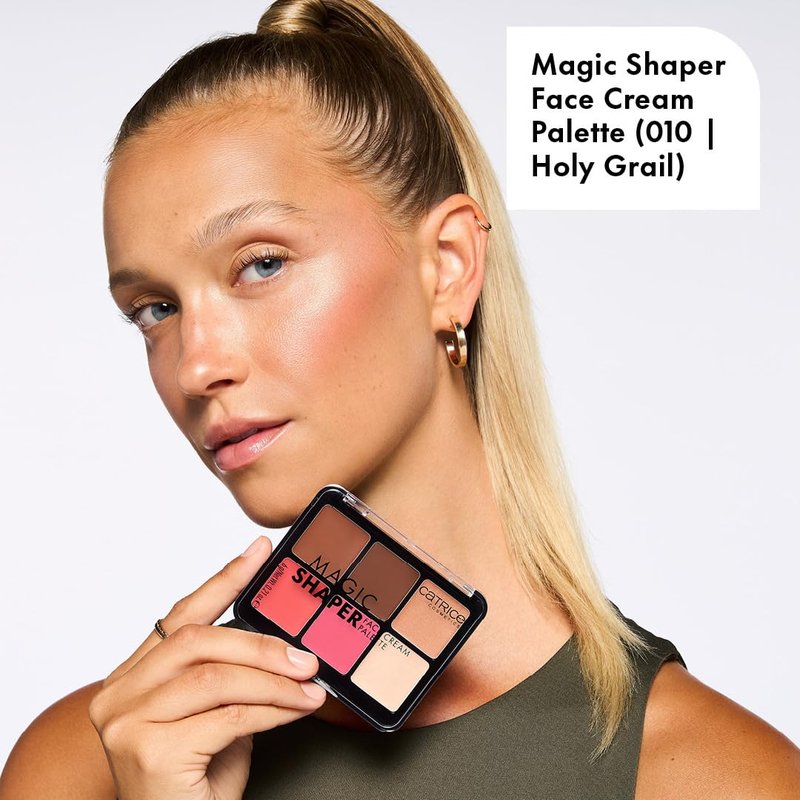 Catrice | SUNGLOWER Look Set | 7-Piece Makeup Kit for Glowing, Bronzed Looks | All-In-One Sun-Kissed Look | Warm Peach & Golden Tones | Vegan & Cruelty Free