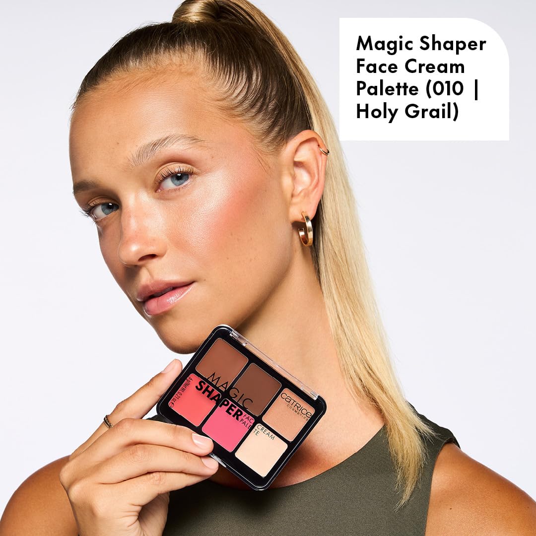 Catrice | SUNGLOWER Look Set | 7-Piece Makeup Kit for Glowing, Bronzed Looks | All-In-One Sun-Kissed Look | Warm Peach & Golden Tones | Vegan & Cruelty Free