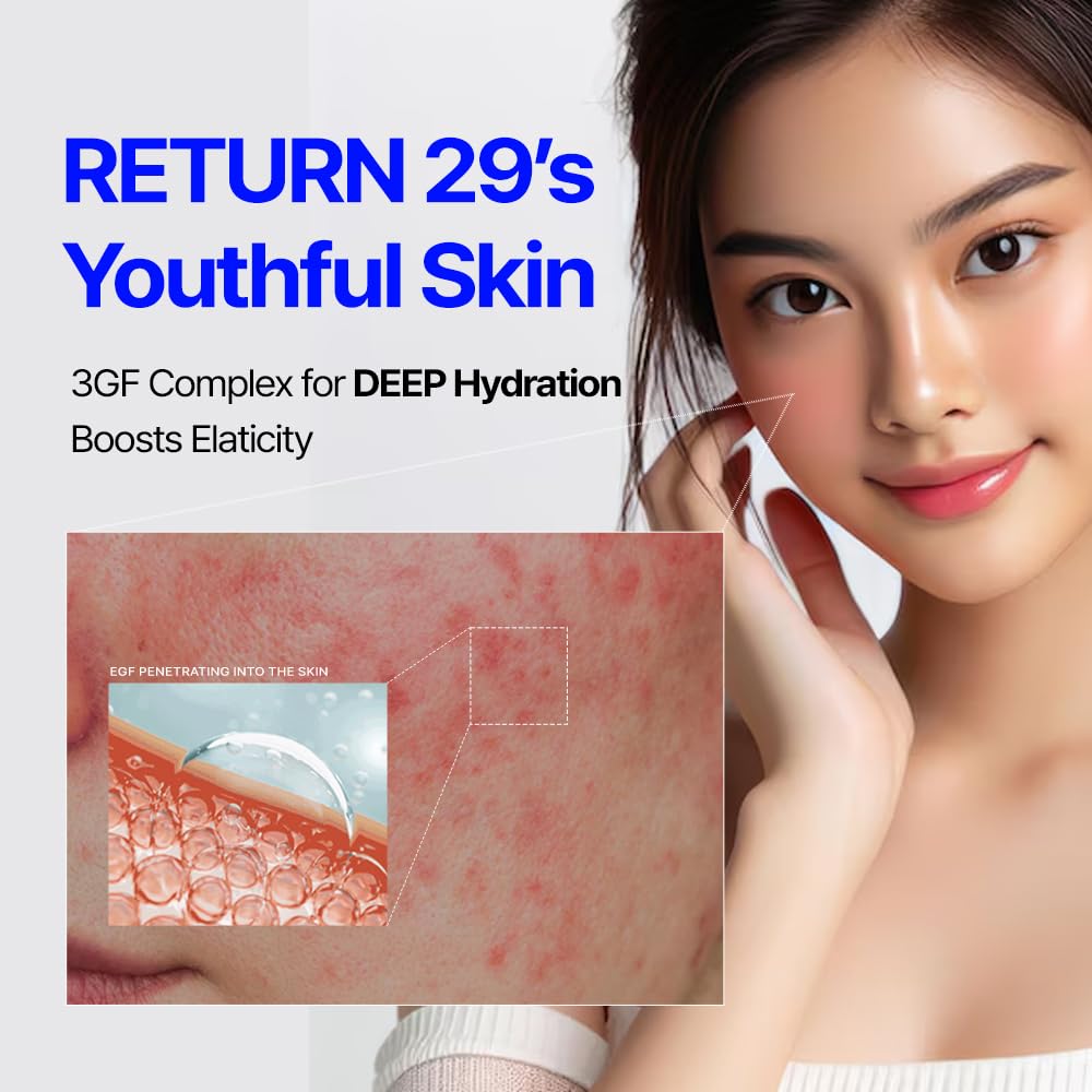 CELL29 RIVERFILL REPAIR CREAM EGF Centella Niacinamide Deep Wrinkle Moisturizer Anti Aging Rejuvenation Crow’s Feet Glass Skin Korean Skincare Skin Barrier Day & Night Routine 1.35 fl.oz (40ml)