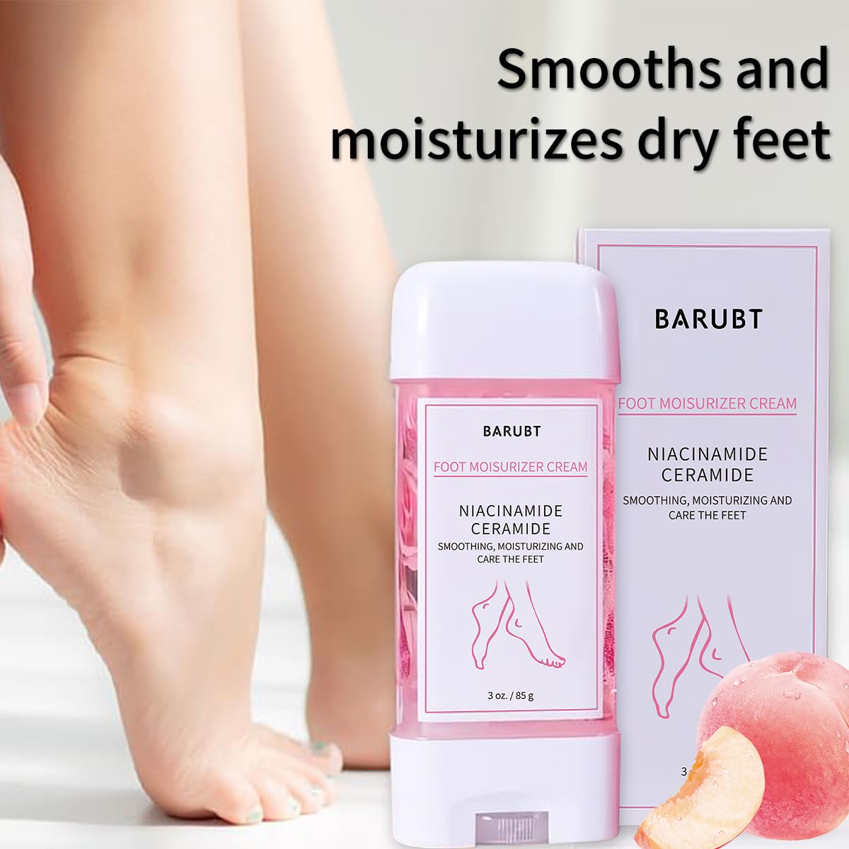 LIHUOMEI Foot Cream Foot Moisturizer, Dry|Cracked Repair Ultra-Hydrating Cream Moisturizer, Repair Skin Healing Ointment for Cracked Heels and Dry Feet, 3 Oz