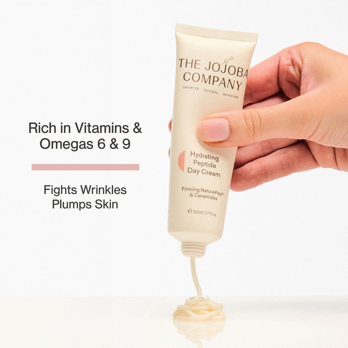 Jojoba The Company Hydrating Day Cream – Anti-Aging Face Moisturizer for Dry, Oily & Sensitive Skin – Natural Skincare Oil – Fast-Absorbing, Nourishing Formula – 50ml