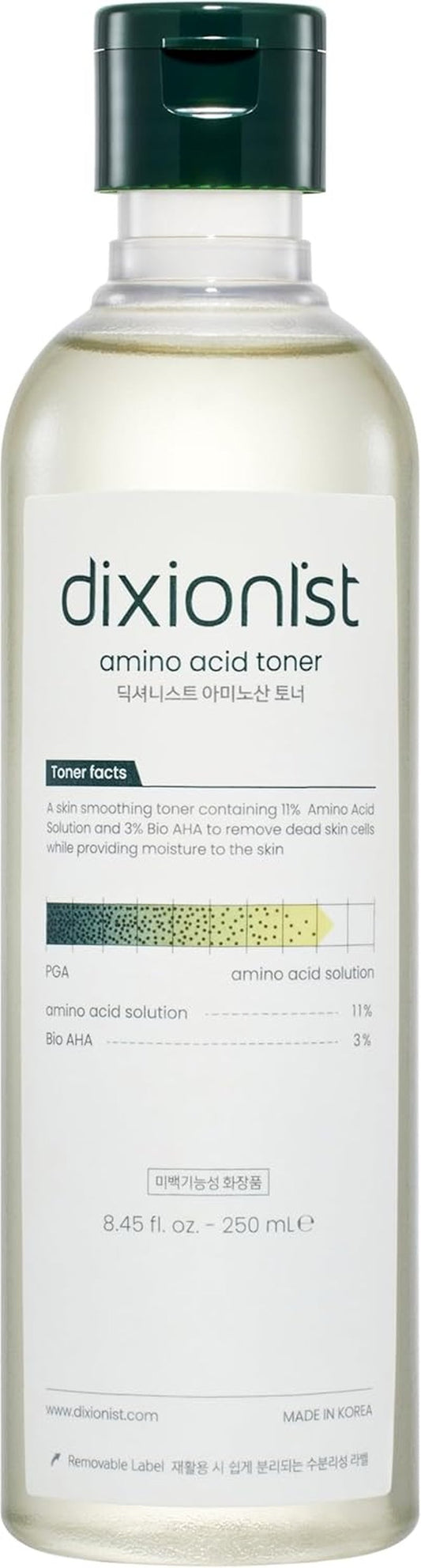 Amino Acid Toner - Hydrating Facial Toner with Bio AHA for Gentle Exfoliation | 5.07 Fl Oz