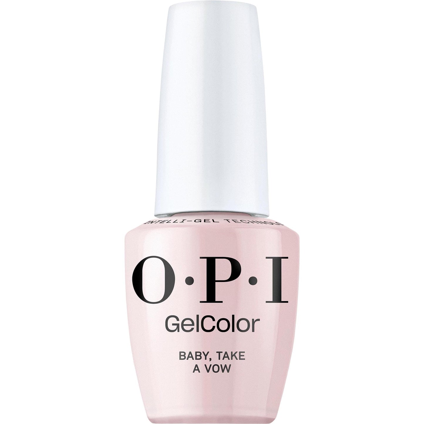 OPI GelColor Baby, Take a Vow | Sheer Soft Neutral Pink Crème LED Cure Gel Nail Polish | Salon-Quality Shine, Long-Lasting Wear | Vegan & HEMA Free | 0.5 Fl Oz