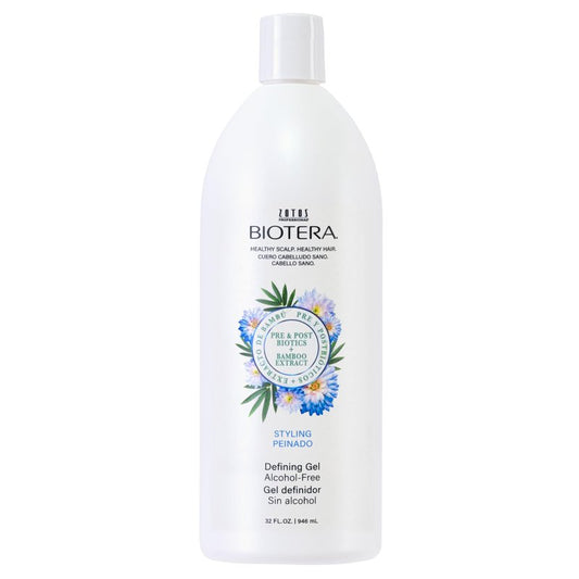 Biotera Styling Defining Gel Alcohol-Free | Flexible Sculpting & Shaping | Radiant Shine | No Stickiness or Flaking | Vegan & Animal Test Free | Paraben Free | Color-Safe | 32 Fl Oz