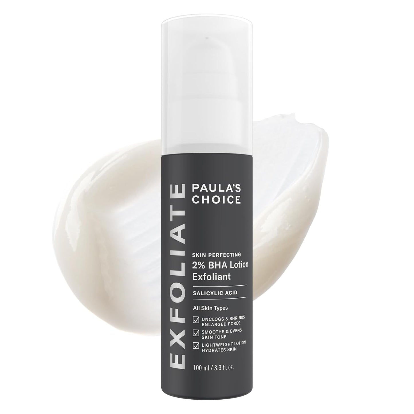 Paula's Choice Skin Perfecting 2% BHA Exfoliant - Salicylic Acid, 3.3 Oz Bottle
