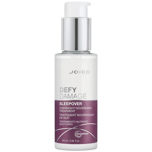 Joico Defy Damage Sleepover Treatment - Nourishing Overnight Formula | Strengthens Hair & Reduces Breakage | With Arginine & Keratin