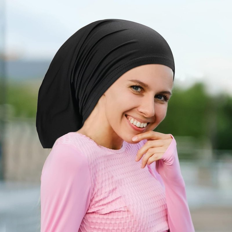 Dreadlock Cap Set - 6 Unisex Jumbo Night Shower Bonnets for Long Hair | Colorful Accessories