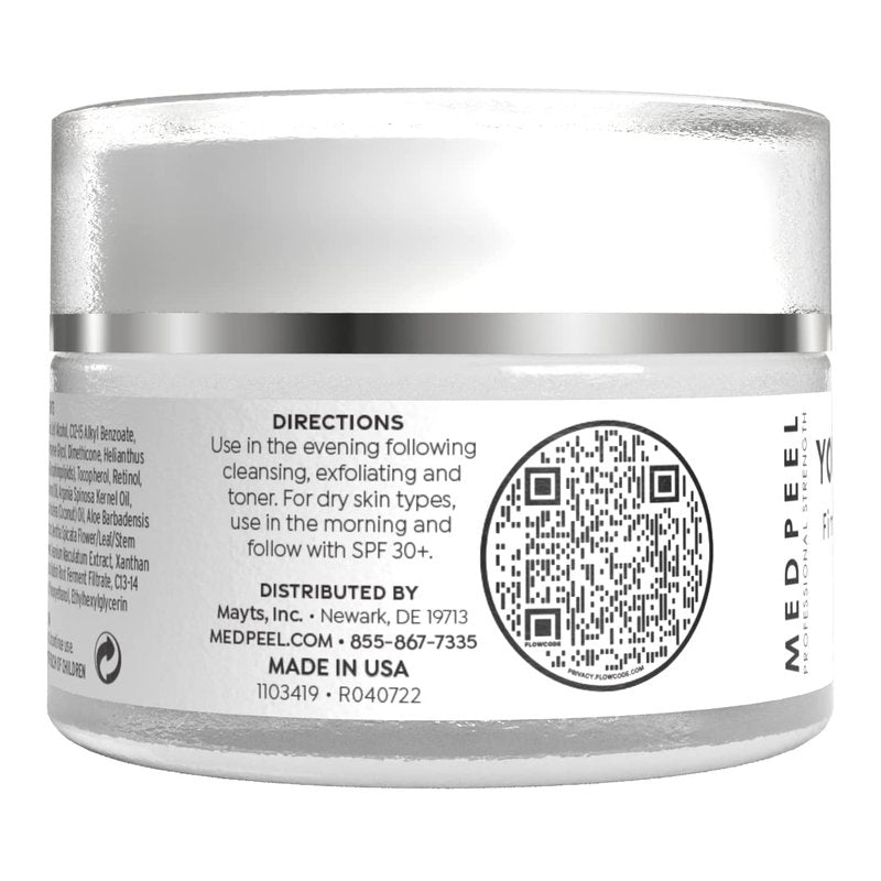 Medpeel Youth Restore Firming Face Cream - Ceramide, Retinol & Shea Butter for Plump, Hydrated Skin | 1.7 fl oz