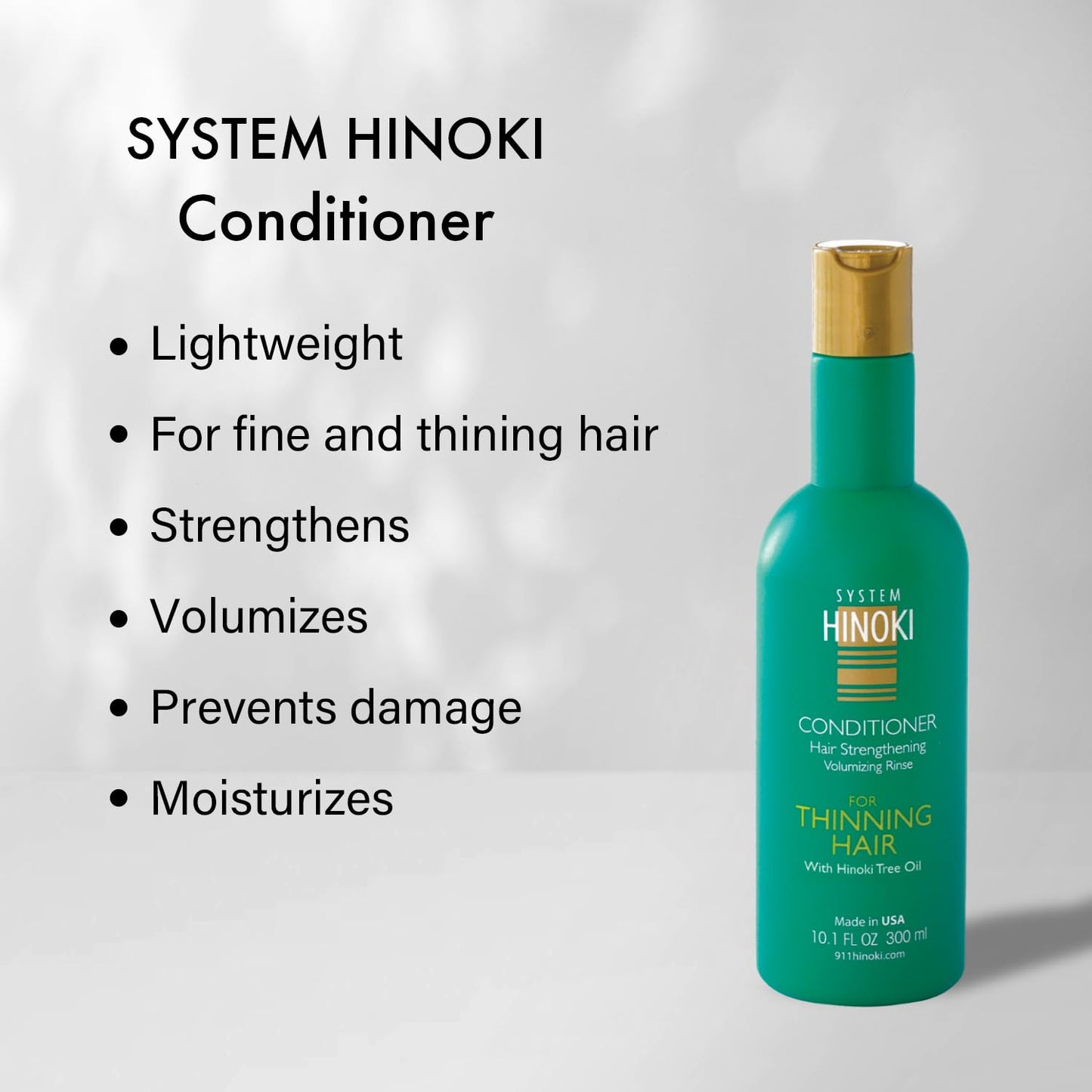 Hayashi Hinoki Conditioner, 10.1 Fluid Ounce