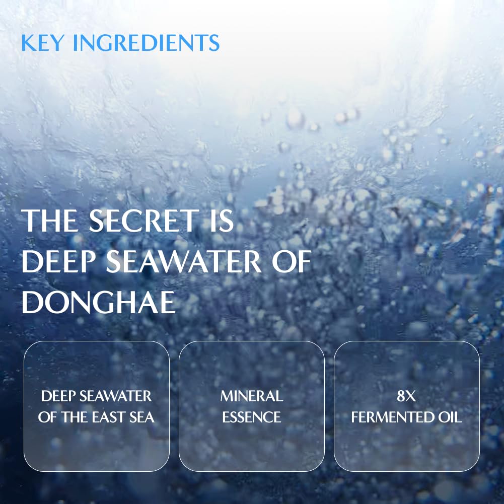 RATAPLAN Donghae deep moisturizing oil to foam cleanser - Double Cleanser, Daily Makeup Blackhead Remover, Oil Cleanser for Face, Korean Facial Cleanser, Korean Skincare 7.10 fl oz