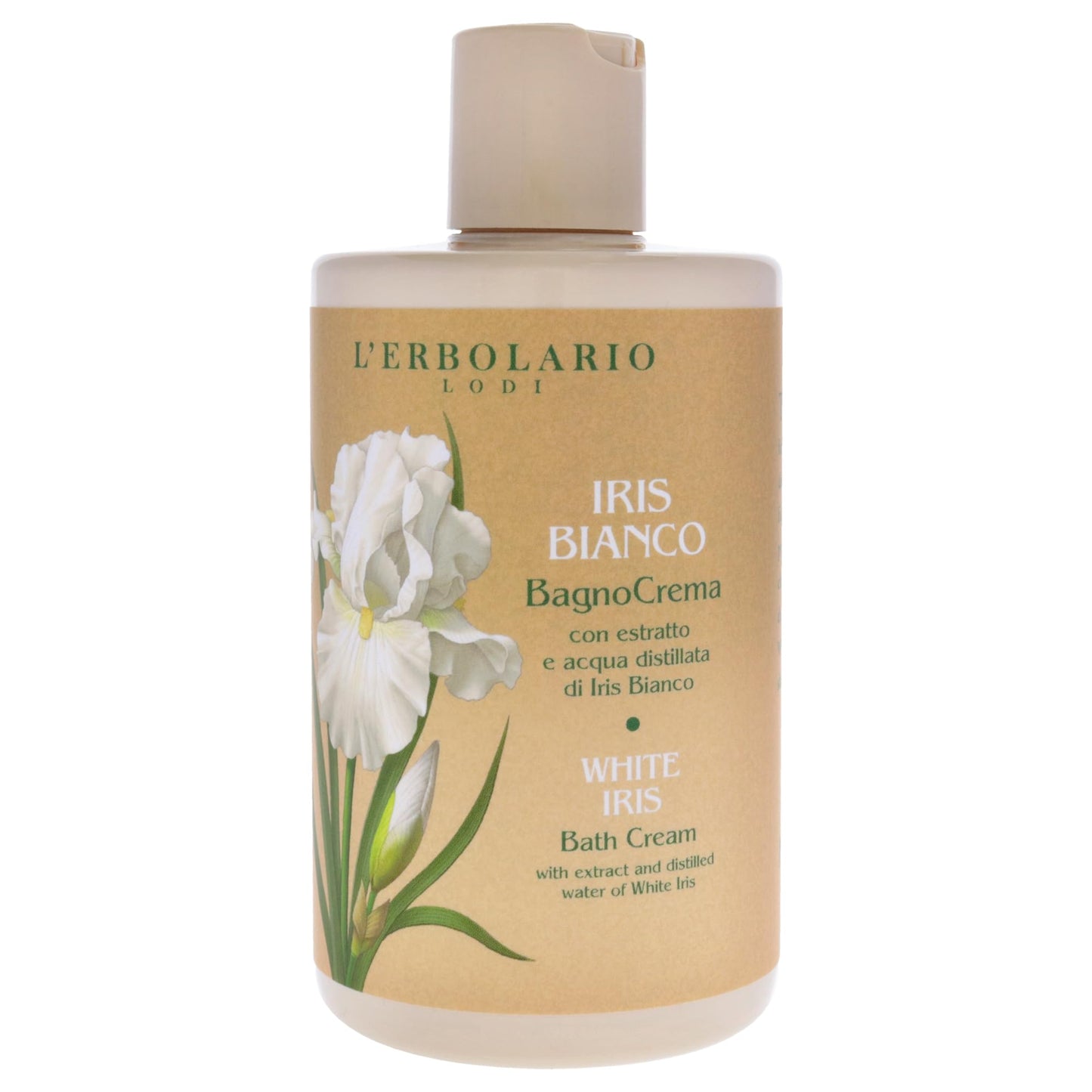 Bath Cream - White Iris by LErbolario for Unisex - 10.1 oz Body Cream