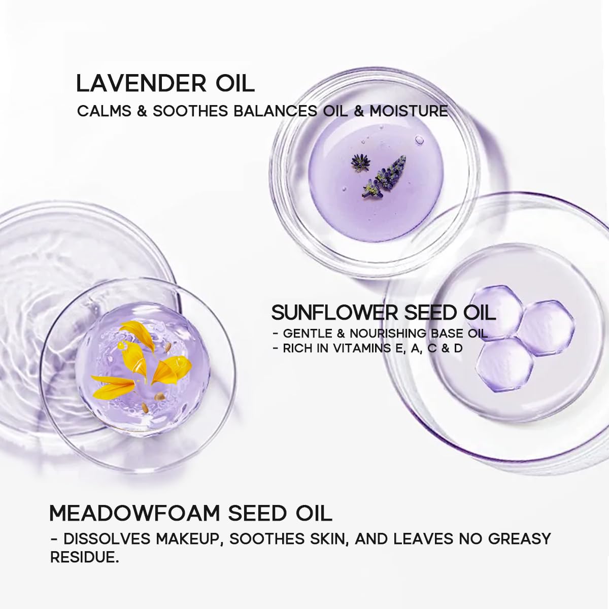 LUMIOCEAN Deep Cleansing Oil, Makeup Remover for All Skin, Facial Oil Cleanser, Makeup Blackhead Remover, Gentle and Non-irritating, 5.07oz