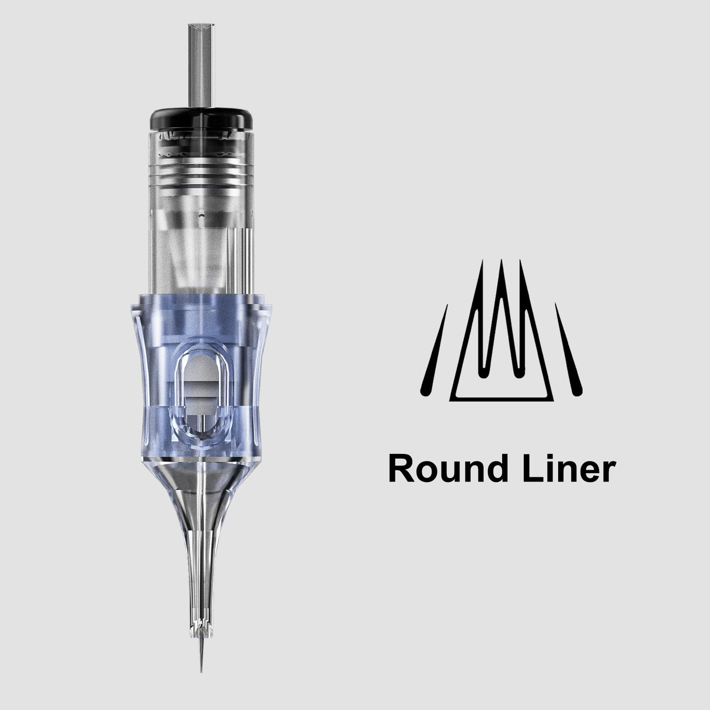 BRONC 50PCS Tattoo Cartridge Needles 1011RM - 11RM #10 Bugpin 0.30mm 11 Curved Magnum Disposable Tattoo Needles for Rotary Tattoo Machines