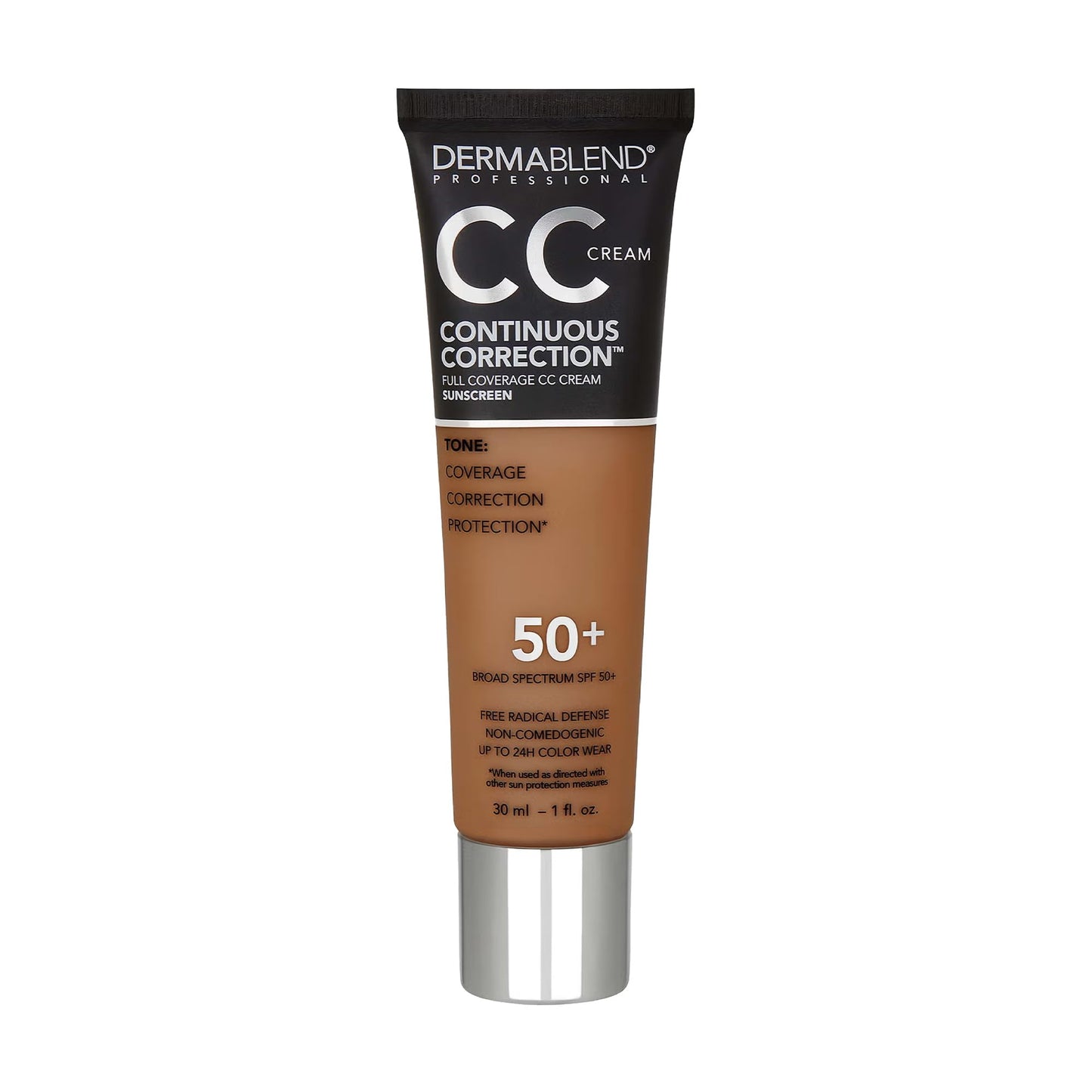 Dermablend Continuous Correction Tone-Evening CC Cream SPF 50+, 60N, 1 fl. oz. (Pack of 1)