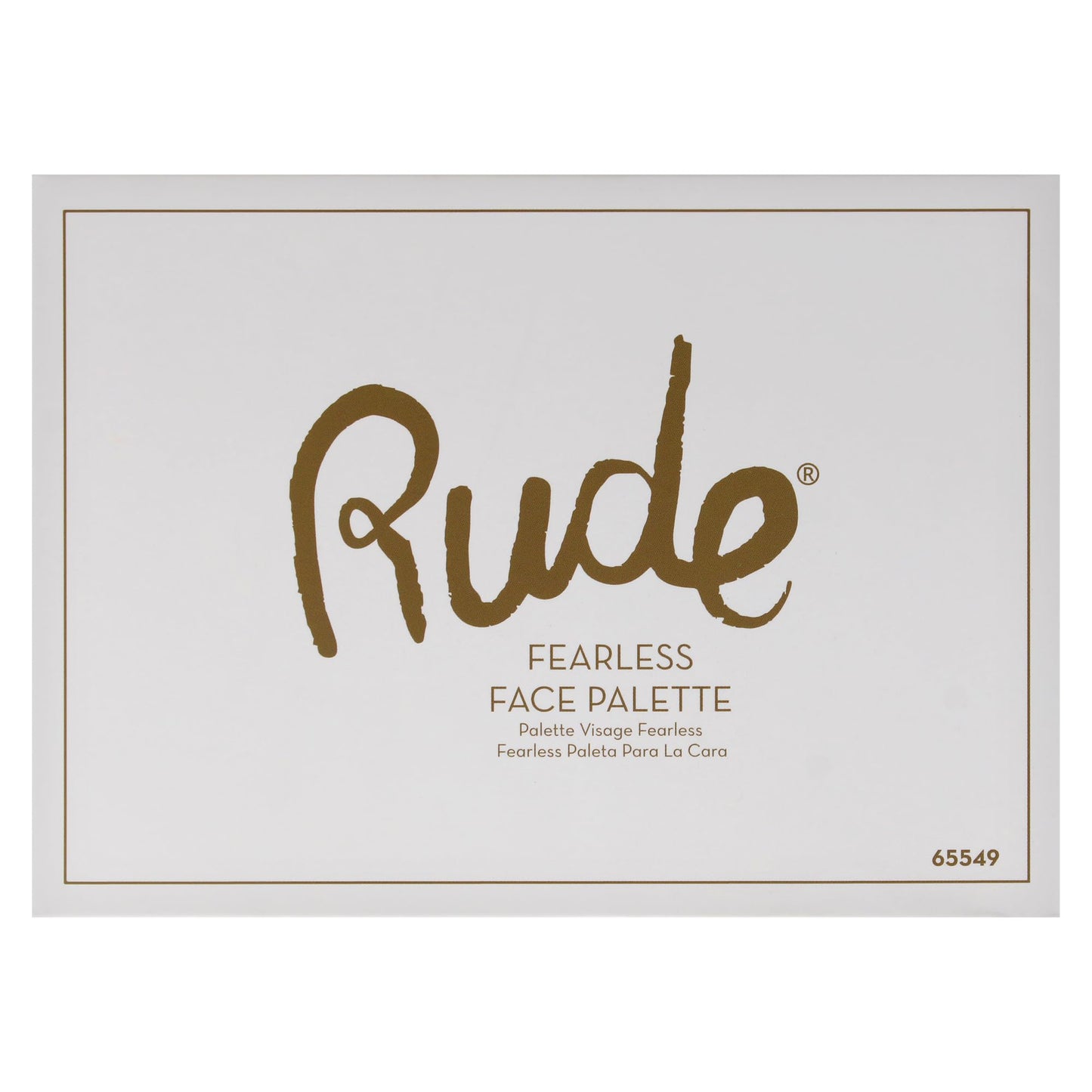 Face Palette - Fearless by Rude Cosmetics for Women - 0.634 oz Makeup