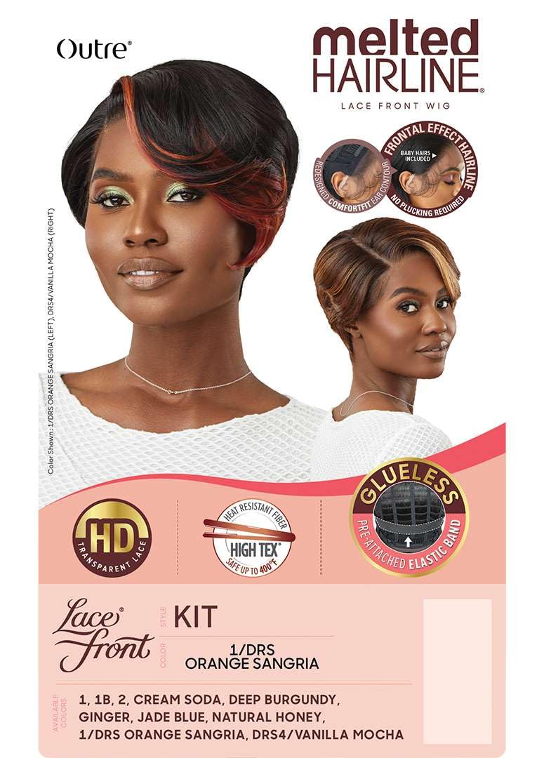 Outre Lace Front Wig - Melted Hairline - Kit (1/DRS ORANGE SANGRIA)