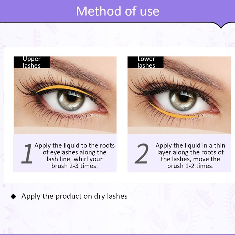 BIOAQUA Eyebrow Growth Serum Eyelashes Hairline Beard Lengthening Liquid Soft Brush Thickness Nourishing Elastic Moisturizing Natural Plant Extracts