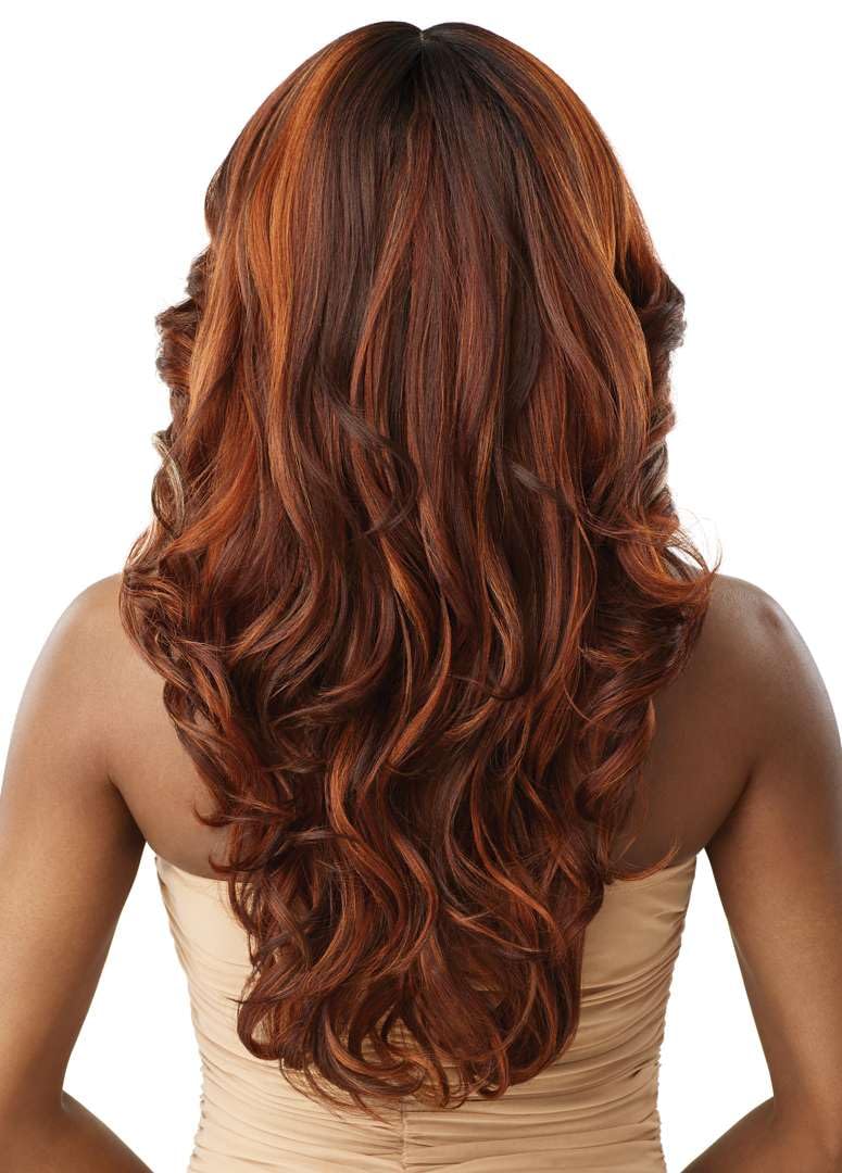Outre Lace Front Wig - Melted Hairline - Mandisa (JET BLACK 1)