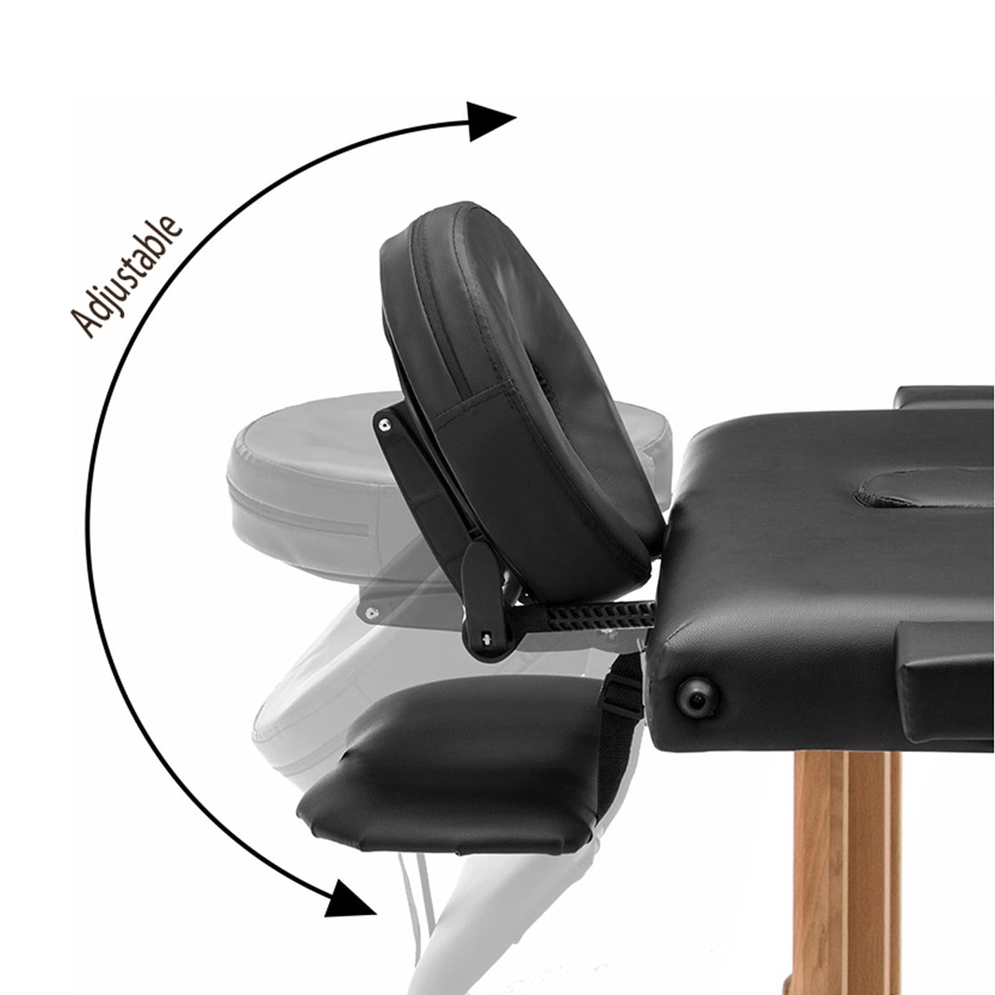 AYDZWJM Universal Massage Table Face Cradle & Cushion, Adjustable Massage Chair Spa Bed Headrest & Face Pillow Support, Elastic Memory Foam Face Pillow Set Massage Table Accessories Massage Equipment