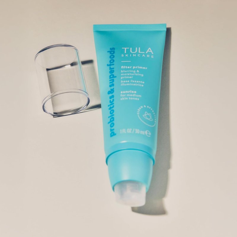 TULA Face Filter Blurring Primer - Hydrating & Tone-Evening Formula | First Light Finish