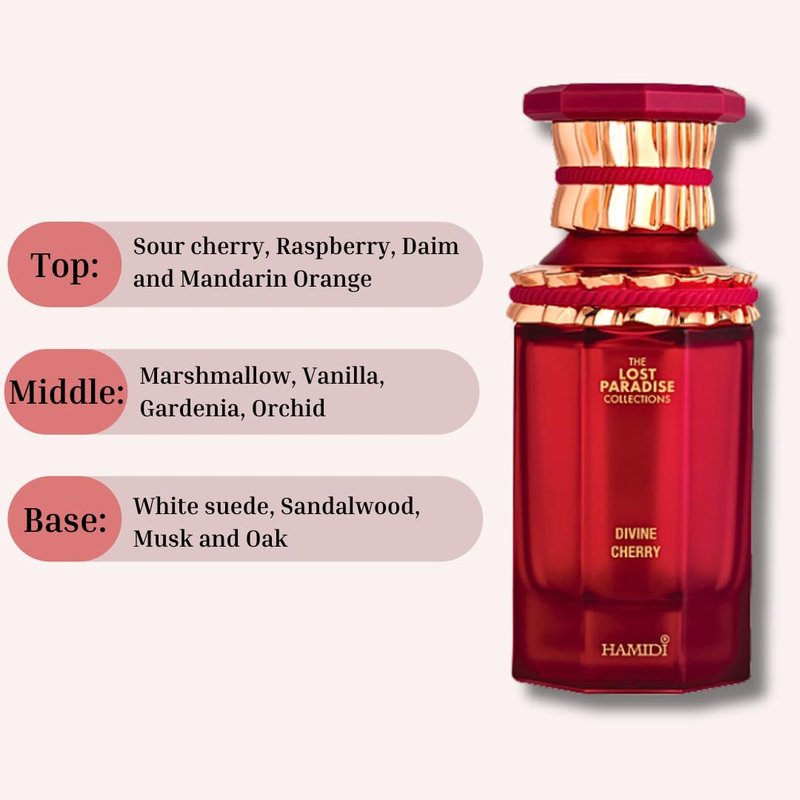 Lost Paradise - Divine Cherry by Hamidi for Women - 3.4 oz EDP Spray