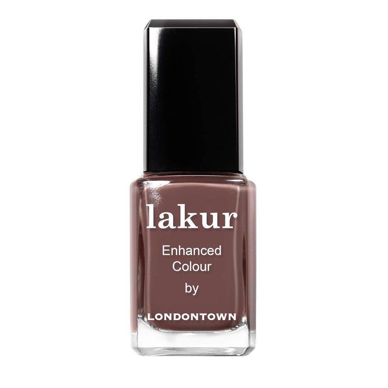 LONDONTOWN Lakur Nail Polish - Long-Lasting Nude & Brown Shades | 21+ Free Non-Toxic Vegan Formula, 0.4 Fl Oz
