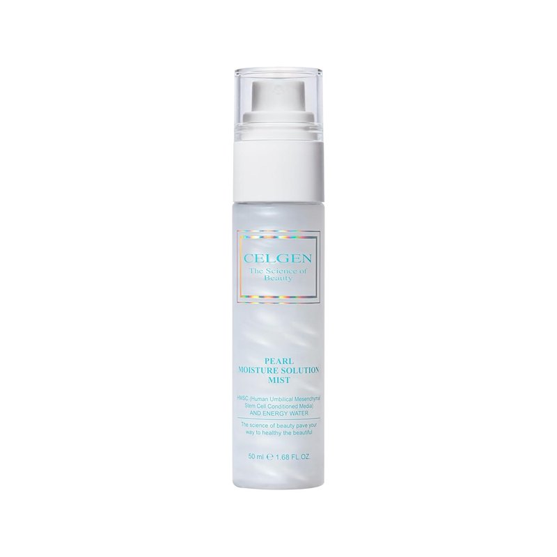 Pearl Moisture Solution Mist - 3-in-1 Setting Spray with Niacinamide & Pearl Extract | Travel Size Facial Toner (1.68 fl oz)