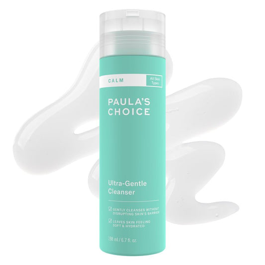Paula's Choice CALM Ultra-Gentle Face Cleanser for Sensitive Skin, Facial Wash, Calms + Soothes Redness, Daily Face Wash for Rosacea-Prone & Eczema-Prone Skin, & Fragrance-Free, 6.7 Fl Oz