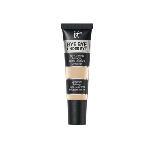IT Cosmetics Bye Bye Under Eye Concealer (Light Tan) - Waterproof, Full Coverage Brightening Concealer For Dark Circles, Fine Lines, Redness & Discoloration, Anti-Aging, 24H Wear - 0.4 fl oz